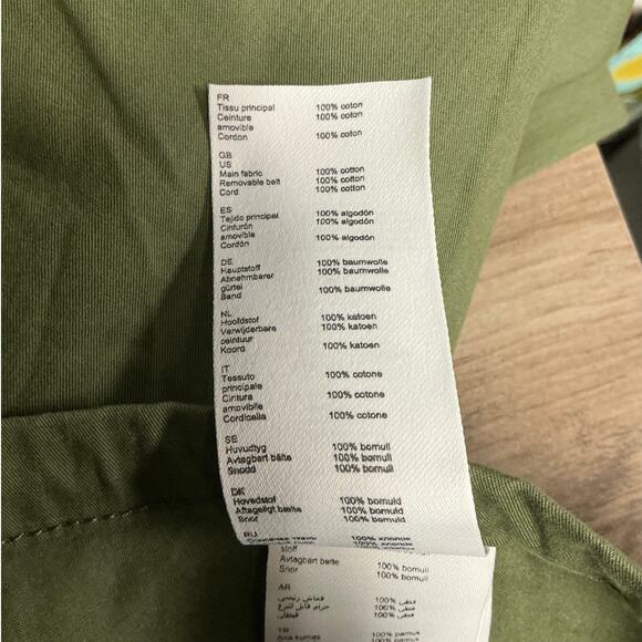 Maje Khaki Multi-Pocket Cotton Cargo Pants Women’s Size 40 EU / US L - Picture 5 of 5